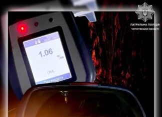 На Чернігівщині зупинили авто за порушення комендантської години – виявили п‘яного водія без прав