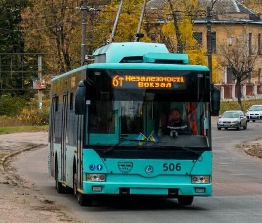 У Чернігові тролейбус №8 не курсуватиме через відключення світла: що варто знати пасажирам