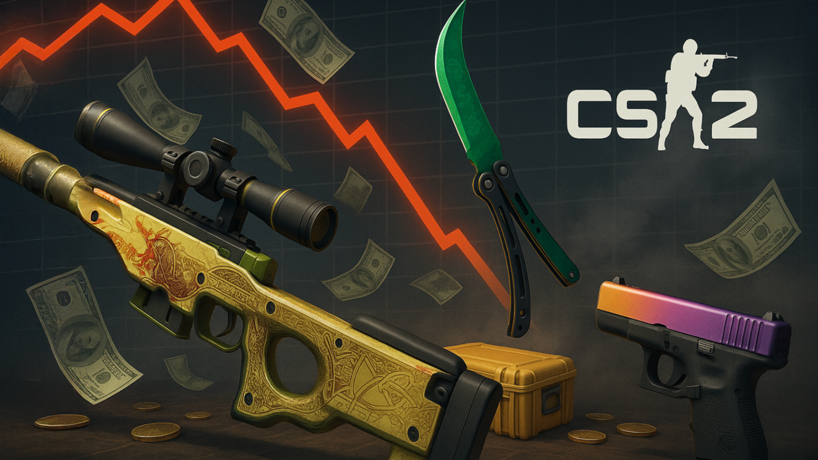 $2,5 млрд убытков. Почему обвалился рынок Counter-Strike 2 и стоит ли инвестировать снова