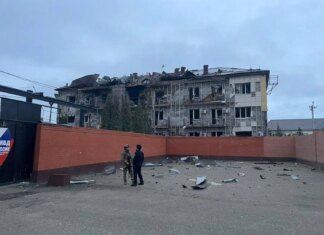 Будівля управління фсб рф у чечні повністю згоріла після атаки дронів ЗСУ: постраждала будівля мвс