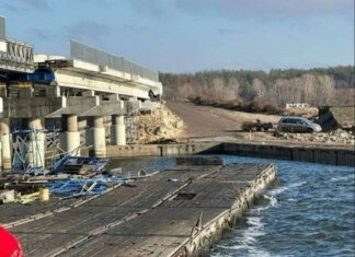 російські окупанти зруйнували греблю Печенізького водосховища на Харківщині