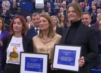 Європарламент вручив премію Сахарова ув'язненим журналістам із білорусі та Грузії