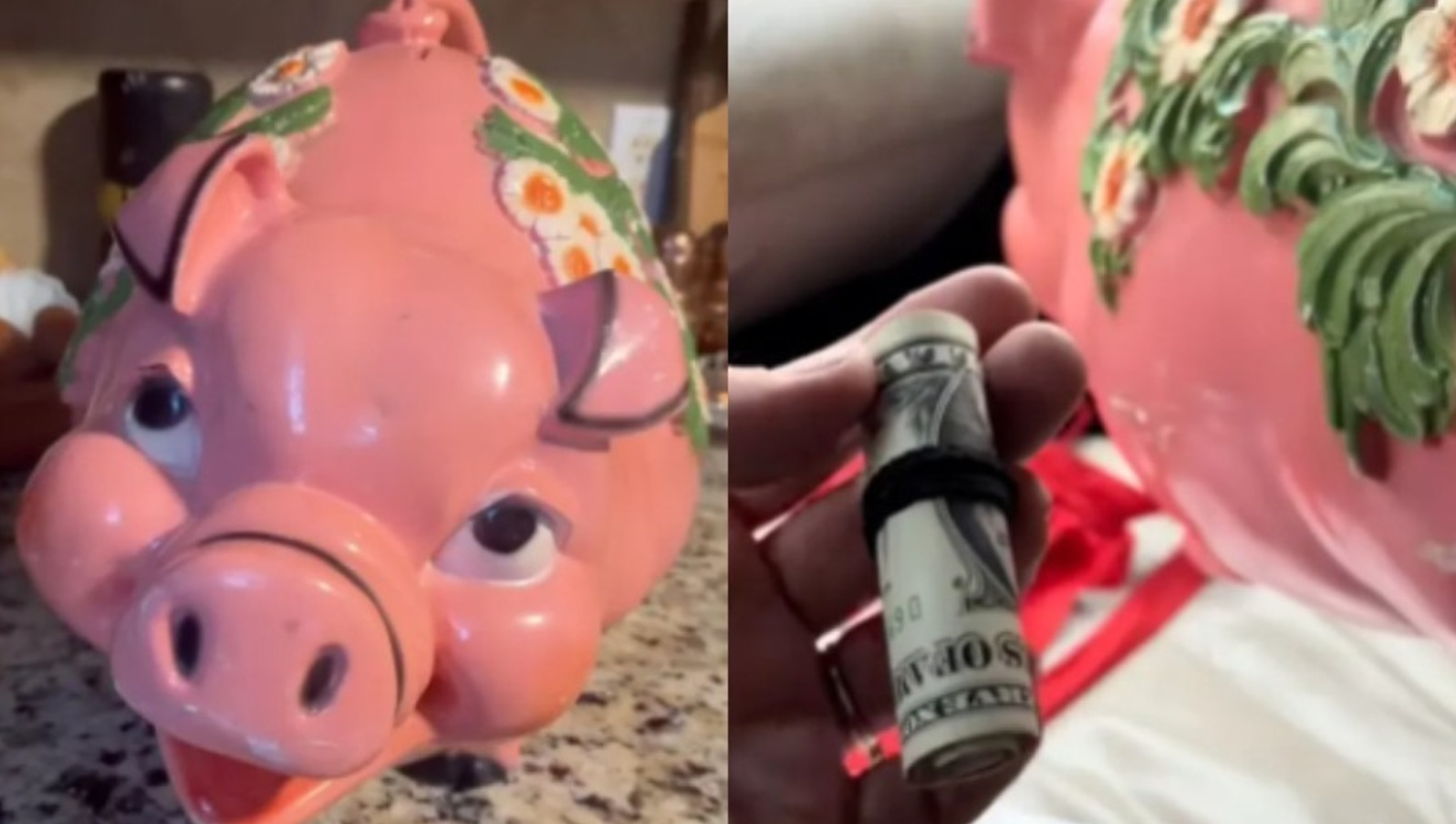 Женщина купила копилку в секонд-хенде: внутри оказались тысячи долларов (видео)