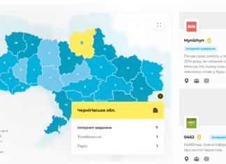 Чотири сайти Чернігівської Медіа Групи потрапили на інтерактивну “Мапу рекомендованих медіа”