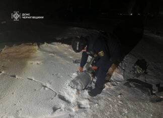 Сапери ДСНС знищили російський безпілотник, який впав у Чернігові