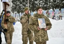 31 грудня на Чернігівщині прощалися із загиблим воїном