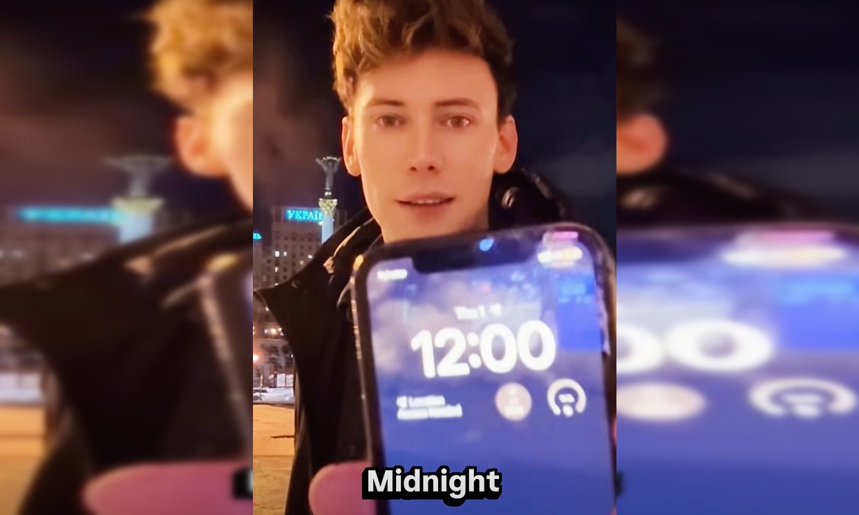 Безлюдный и тихий Киев: журналист показал, как встречала Новый год украинская столица (видео)