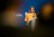 Каллас не очікує сьогодні прогресу щодо 20-го пакету санкцій ЄС проти рф на тлі заяв Угорщини про блокування