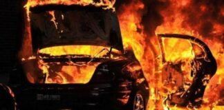 СБУ викрила мешканця Полтавщини, який підпалив військове авто у Чернігові