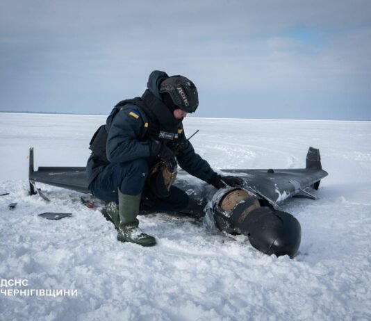 Сапери ДСНС Чернігівщини знищили російський БпЛА на Київському водосховищі