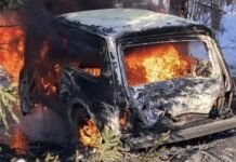 На Чернігівщині ворожий дрон поцілив у цивільну автівку