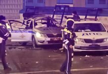 В центре Москвы взорвали автомобиль ДПС: погиб лейтенант, подробности инцидента (видео)