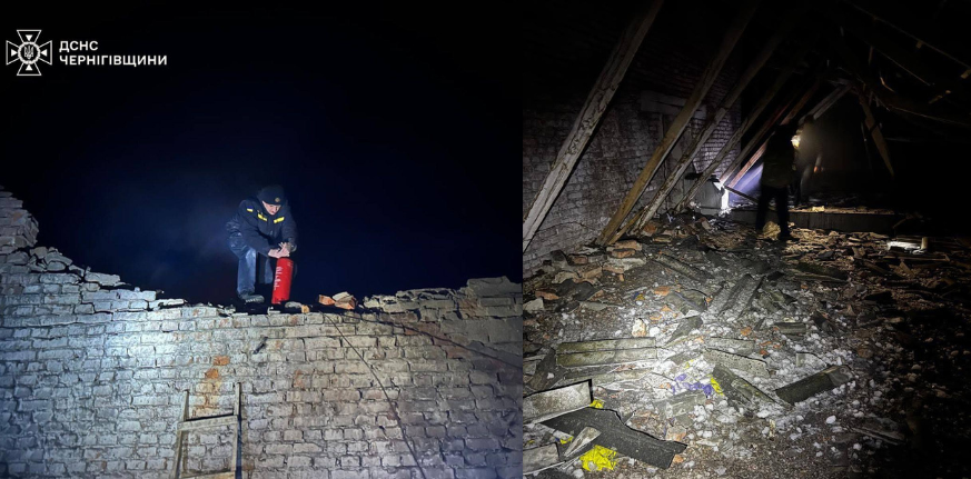 На Чернігівщині внаслідок обстрілів пошкоджено будівлю Новгород-Сіверської РВА та автомобіль