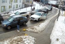 Скандал во Львове: водитель нецензурно ругался во время минуты молчания (видео)