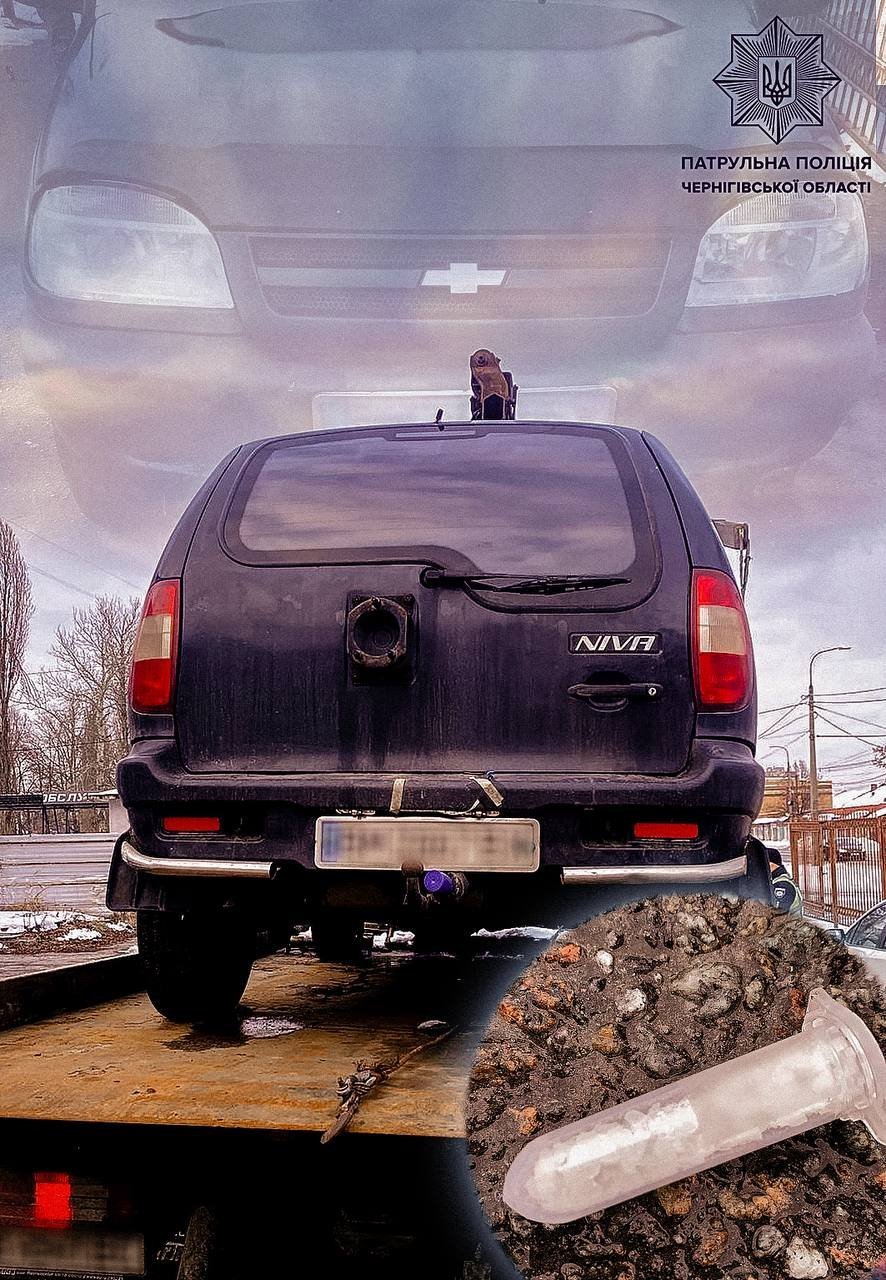 Їздив Черніговом під кайфом: у водія виявили наркотики