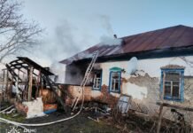 На Чернігівщині внаслідок короткого замикання спалахнув житловий будинок