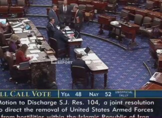 Сенат США провалив голосування щодо обмеження повноважень Трампа на ведення війни в Ірані