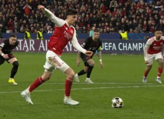 «Арсенал» врятувався наприкінці: «Баєр» і лондонці зіграли внічию в 1/8 фіналу Ліги чемпіонів