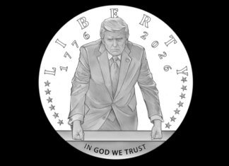 У США випустять золоту монету з портретом Трампа — призначена ним комісія схвалила