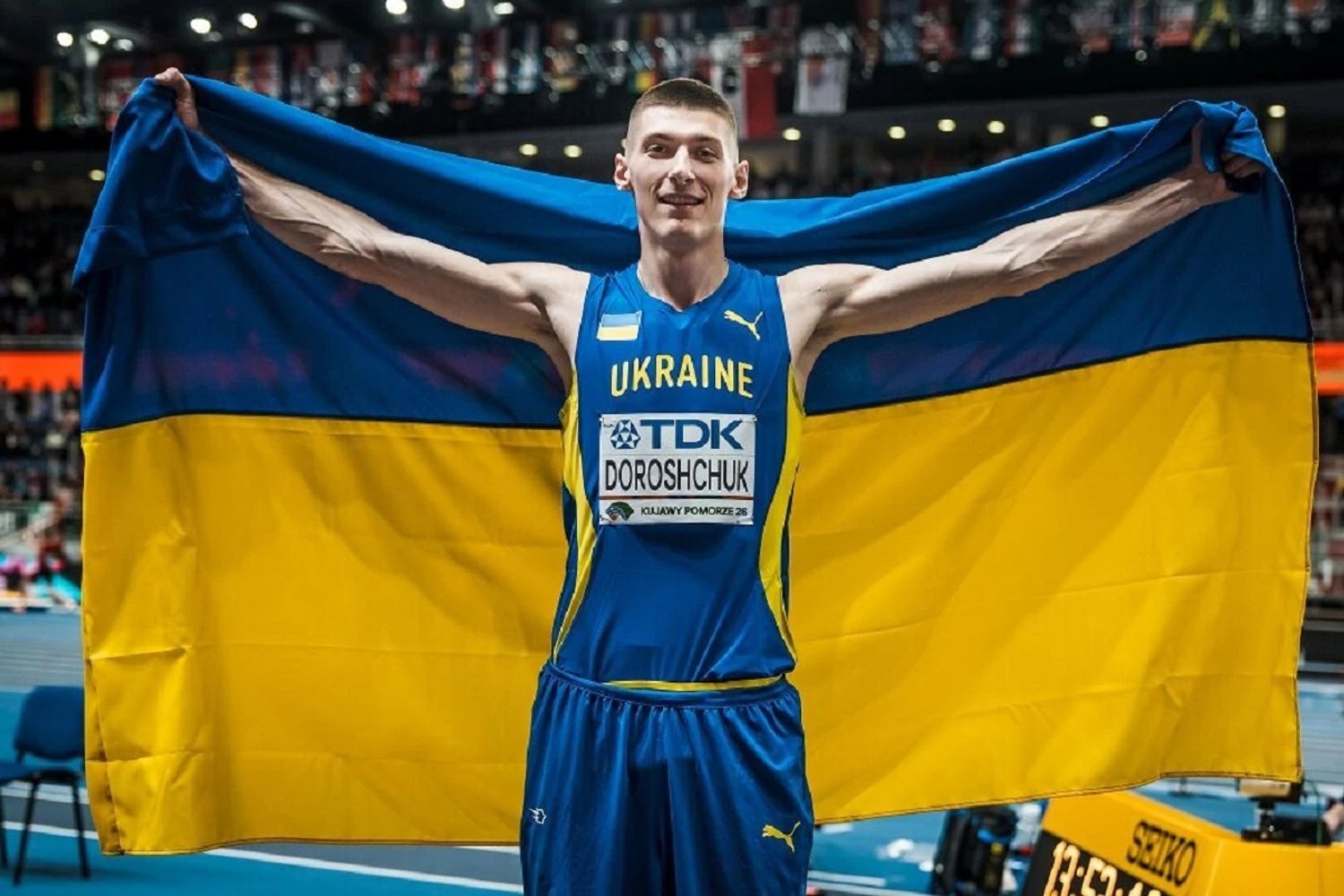 Олег Дорощук став першим в історії українським чемпіоном світу зі стрибків у висоту у приміщенні