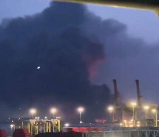 Дрони в черговий раз атакували ленінградську область та порт усть-луга