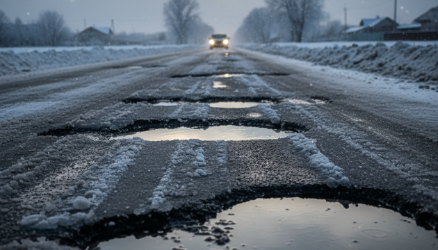 Дороги після морозів: коли почнуть латати ями?