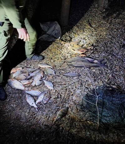 На Десні в Чернігівській області спіймали браконьєра: вилучено понад 18 кг риби та раків