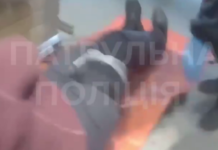 Патрульні показали перші хвилини після вибуху в супермаркеті в Чернігові