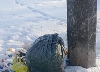 Хтось систематично викидає сміття майже в центрі Остра (Фото)