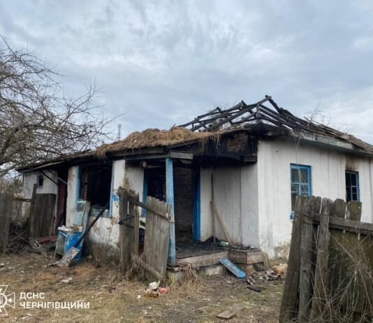 Через порушення правил монтажу димаря згорів будинок на Чернігівщині
