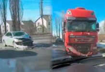 У Чернігові трапилася ДТП за участі вантажівки та легковика