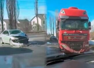 У Чернігові трапилася ДТП за участі вантажівки та легковика