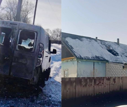 Ворог атакував транспортну інфраструктуру Чернігівщини, підприємство, цивільну автівку