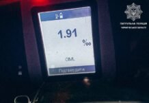 У Чернігові під час комендантської години поліцейські зупинили п‘яного водія