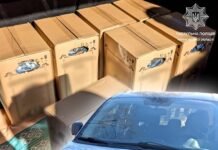 У Чернігові під час перевірки автівки виявили сім коробок зі спиртом