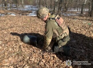 Збитий російський БпЛА впав на відкритій місцевості у Чернігівському районі: його бойова частина не здетонувала
