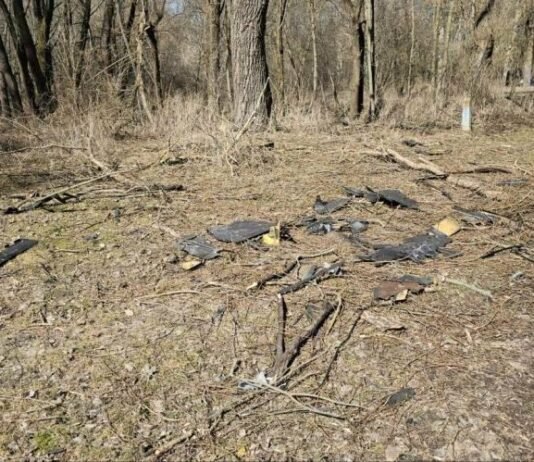 У Чернігові впав безпілотник: обійшлося без жертв