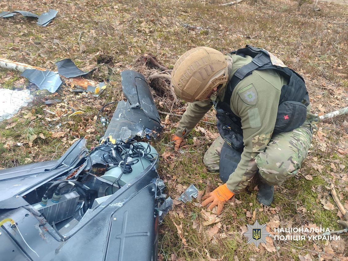 У Чернігівському районі знайшли нерозірвану бойову частину збитого російського БпЛА
