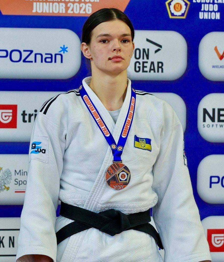 Дзюдоїстка з Чернігівщини виборола «бронзу» на Кубку Європи з дзюдо у Польщі