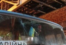 Ворожий безпілотник атакував бригаду Запоріжжяобленерго під час ліквідації наслідків попереднього удару