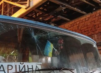 Ворожий безпілотник атакував бригаду Запоріжжяобленерго під час ліквідації наслідків попереднього удару