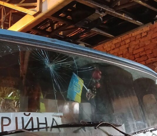 Ворожий безпілотник атакував бригаду Запоріжжяобленерго під час ліквідації наслідків попереднього удару