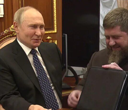 путін підтримав кадирова на новий термін у ролі глави чечні