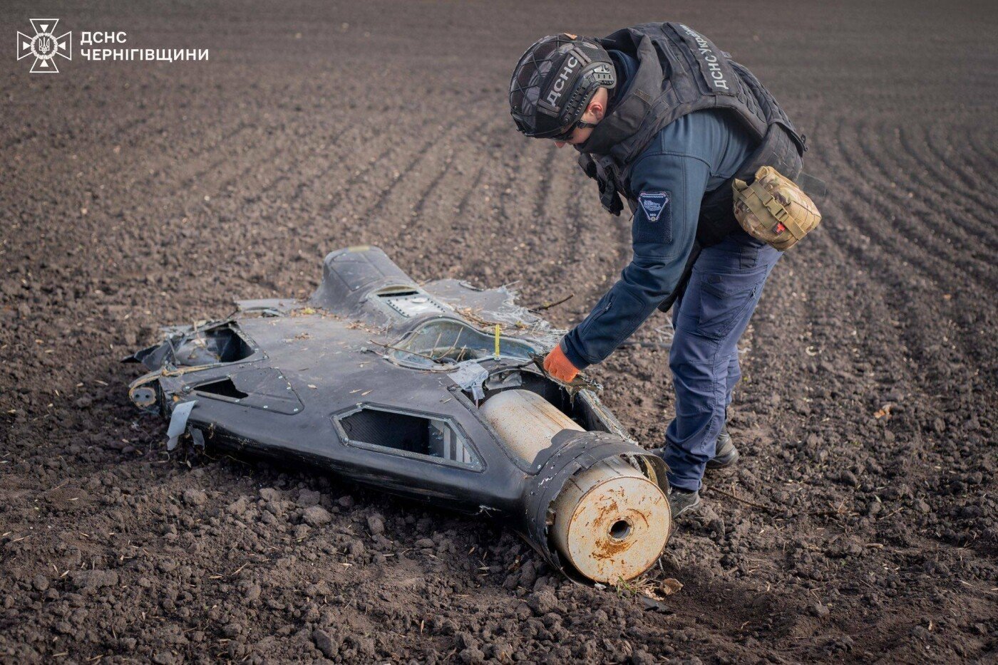 У Прилуцькому районі на Чернігівщині знайшли та знищили уламки російських БпЛА
