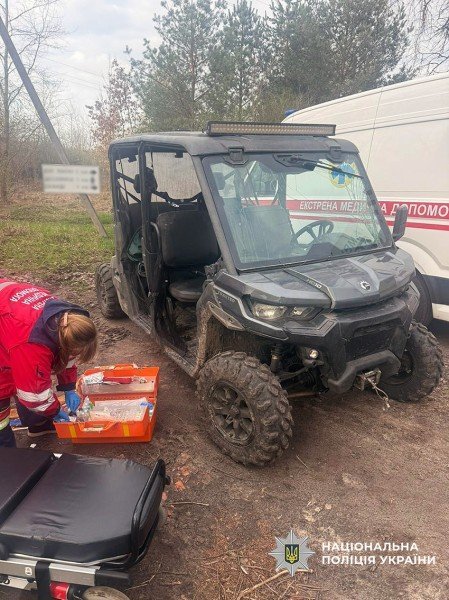 В Чернігівському районі на ґрунтовій дорозі перекинувся «багі»: травмувалися дві неповнолітні