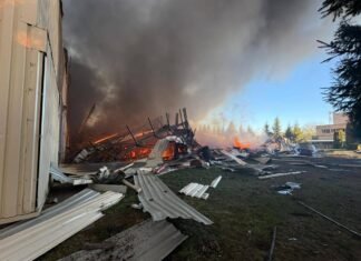 Щонайменше 18 російських БпЛА атакували Корюківку на Чернігівщині: є постраждалі