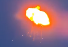 Повітряний бій в передмісті Чернігова: «шахед» розірвало в небі