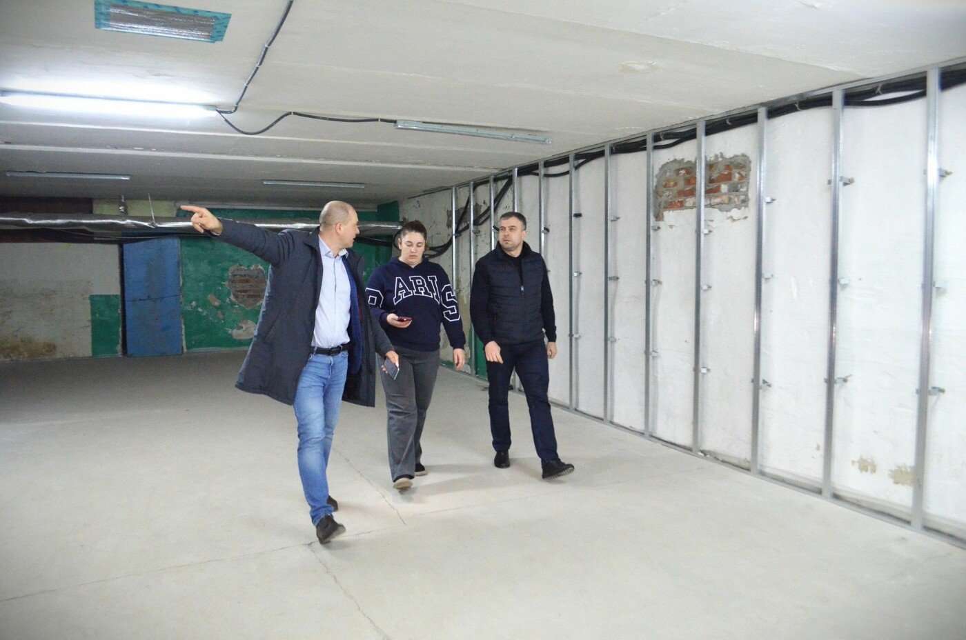 У ніжинській гімназії ремонтують протирадіаційне укриття: скільки коштує і що вже виконано