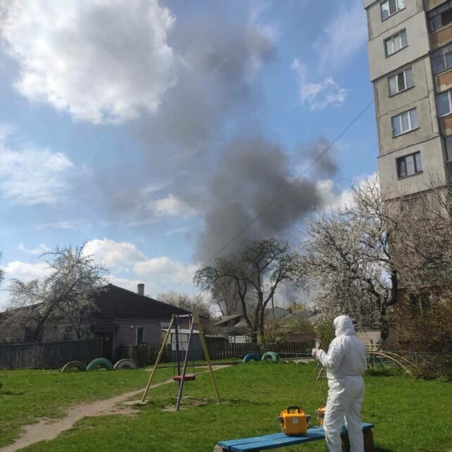 У Чернігові дослідили повітря після масштабної пожежі: наслідки атаки