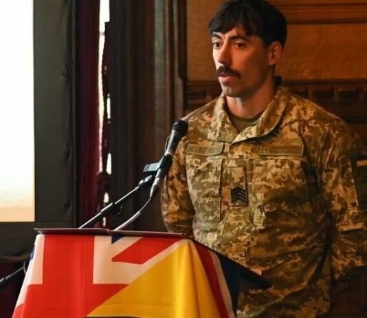 Ветеран з Чернігова представив фільм «Друге дихання» Палаті лордів